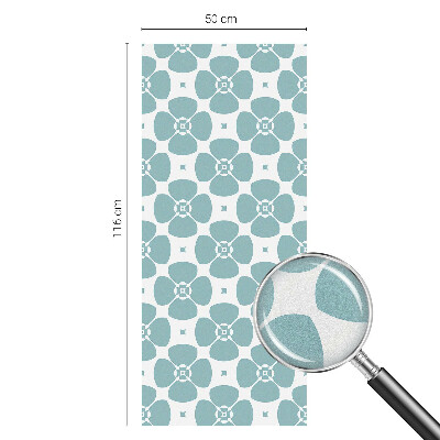 Pellicola per vetri privacy Simmetria floreale