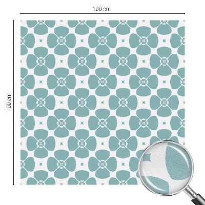 Pellicola per vetri privacy Simmetria floreale