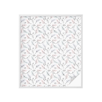 Pellicola adesiva effetto vetrata colorata Foglie di piante