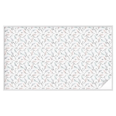 Pellicola adesiva effetto vetrata colorata Foglie di piante