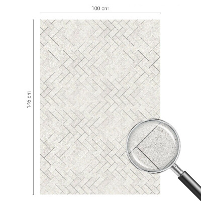 Pellicola per vetri effetto ghiaccio colorato Motivo a spina di pesce