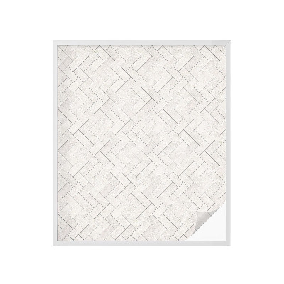 Pellicola per vetri effetto ghiaccio colorato Motivo a spina di pesce