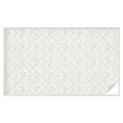 Pellicola per vetri effetto ghiaccio colorato Motivo a spina di pesce