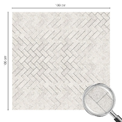 Pellicola per vetri effetto ghiaccio colorato Motivo a spina di pesce