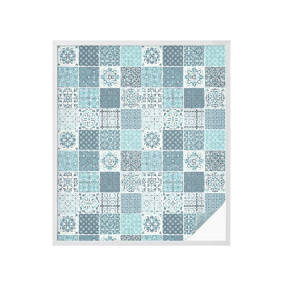 Pellicola per vetri effetto vetrata Piastrelle boho