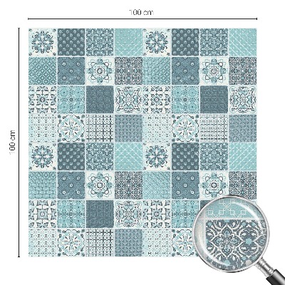 Pellicola per vetri effetto vetrata Piastrelle boho