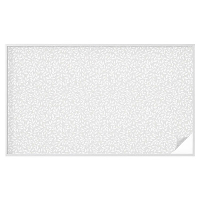 Pellicola per vetri effetto ghiaccio colorato Motivo a foglie