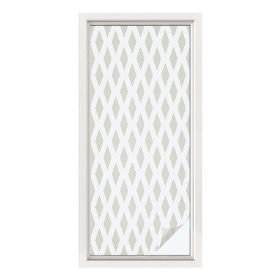 Pellicola adesiva effetto vetrata colorata Motivo a diamante