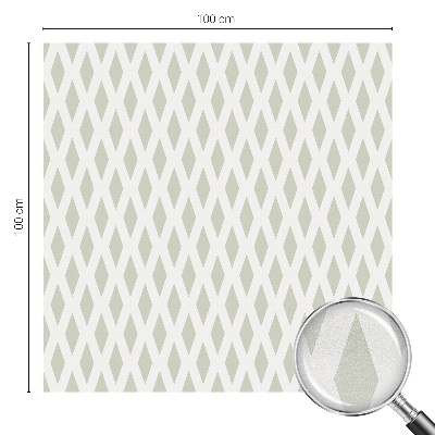 Pellicola adesiva effetto vetrata colorata Motivo a diamante