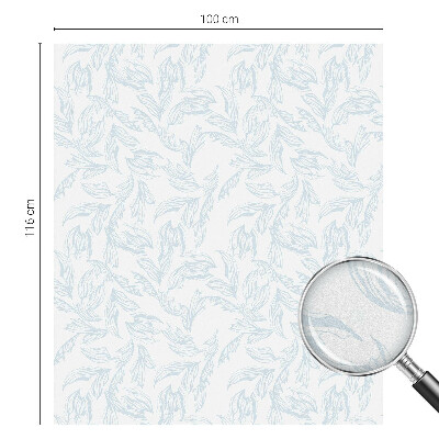 Pellicola decorativa per vetri Foglie eteree