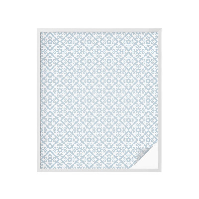 Pellicola per vetri effetto ghiaccio colorato Ornamenti blu