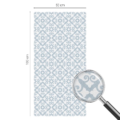 Pellicola per vetri effetto ghiaccio colorato Ornamenti blu