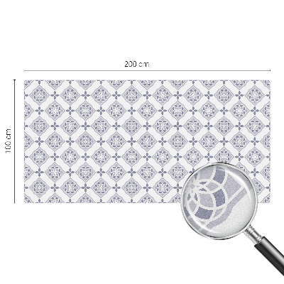 Pellicola per vetri privacy Rombi floreali