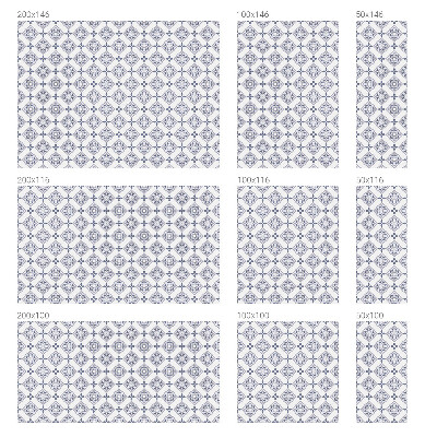 Pellicola per vetri privacy Rombi floreali