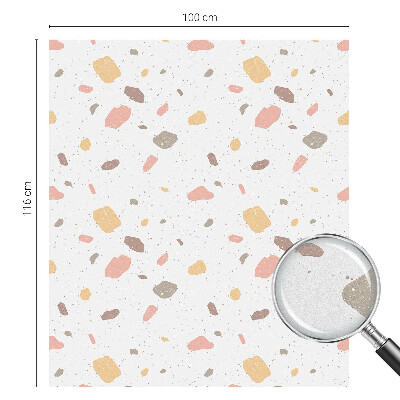 Pellicola per vetri privacy Terrazzo astratto