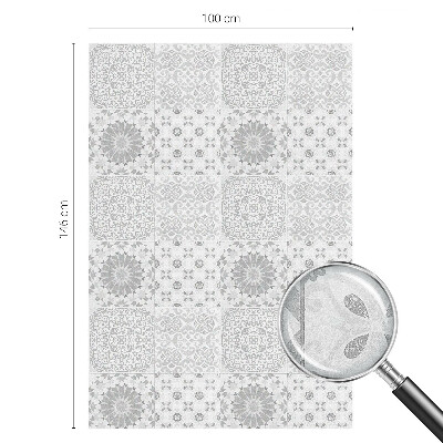 Pellicola adesiva effetto vetrata colorata Eleganza classica