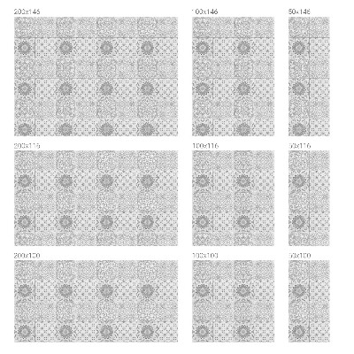 Pellicola adesiva effetto vetrata colorata Eleganza classica