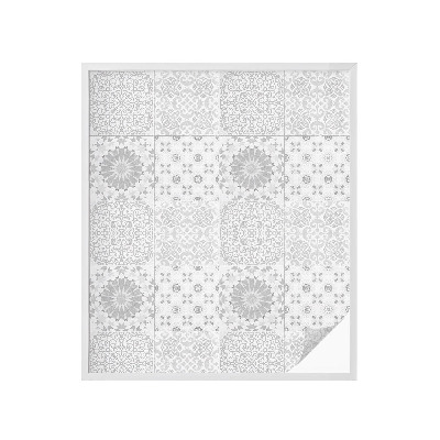 Pellicola adesiva effetto vetrata colorata Eleganza classica