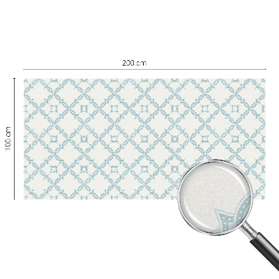 Pellicola per vetri effetto ghiaccio colorato Geometria blu