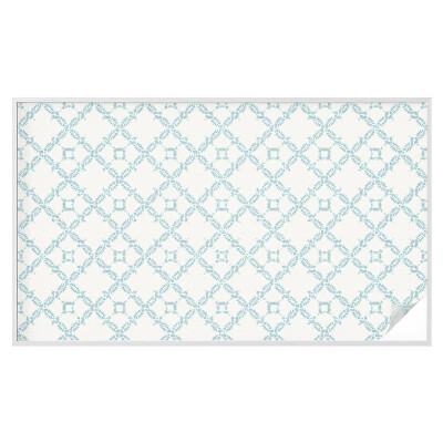 Pellicola per vetri effetto ghiaccio colorato Geometria blu