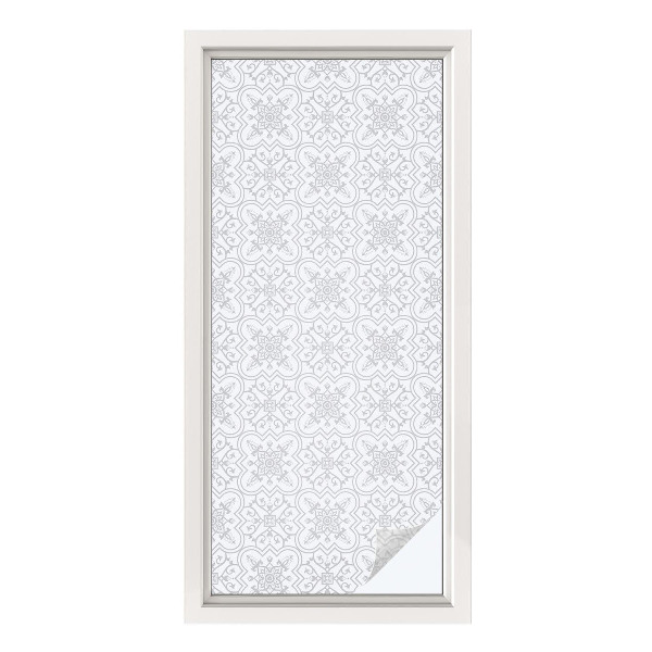 Pellicola decorativa per vetri Simmetria floreale