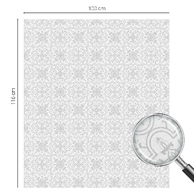 Pellicola decorativa per vetri Simmetria floreale