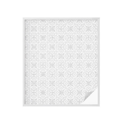 Pellicola decorativa per vetri Simmetria floreale