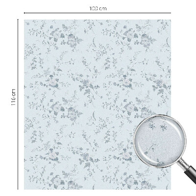 Pellicola per vetri privacy Fiori sottili