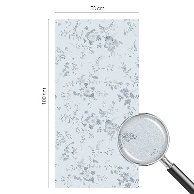 Pellicola per vetri privacy Fiori sottili