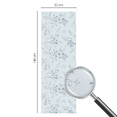 Pellicola per vetri privacy Fiori sottili