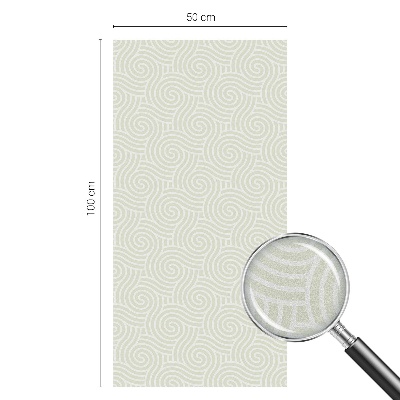 Pellicola adesiva effetto vetrata colorata Linee curve