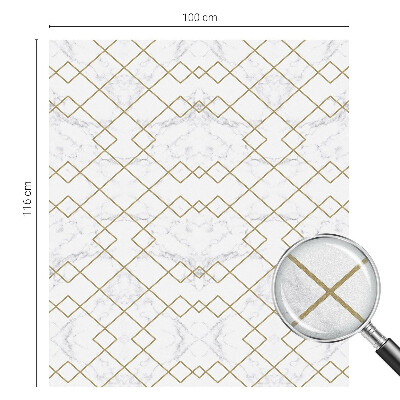 Pellicola per vetri effetto vetrata Linee geometriche