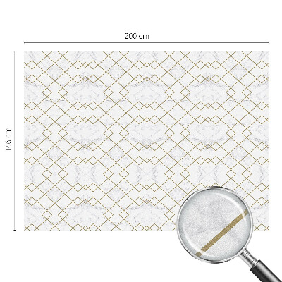 Pellicola per vetri effetto vetrata Linee geometriche