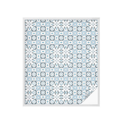 Pellicola per vetri effetto ghiaccio colorato Motivi geometrici