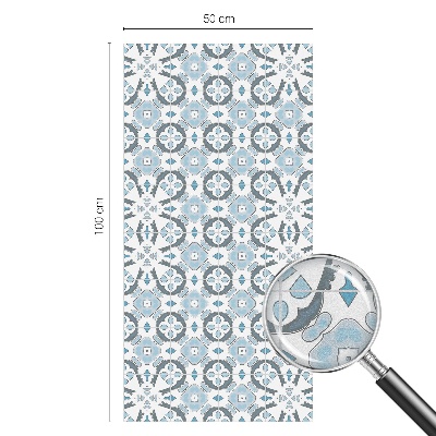 Pellicola per vetri effetto ghiaccio colorato Motivi geometrici
