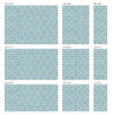 Pellicola per vetri effetto vetrata Rosette geometriche