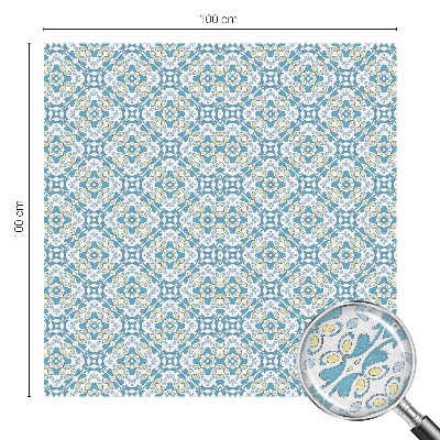 Pellicola per vetri effetto vetrata Rosette geometriche