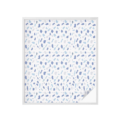 Pellicola per vetri privacy Motivi blu