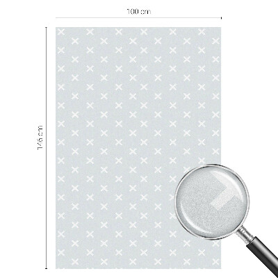 Pellicola decorativa per vetri Croci delicate