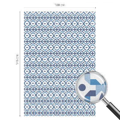 Pellicola per vetri effetto ghiaccio colorato Modello armonioso