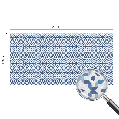 Pellicola per vetri effetto ghiaccio colorato Modello armonioso