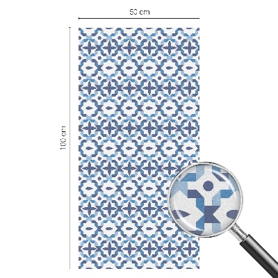 Pellicola per vetri effetto ghiaccio colorato Modello armonioso