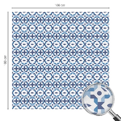 Pellicola per vetri effetto ghiaccio colorato Modello armonioso