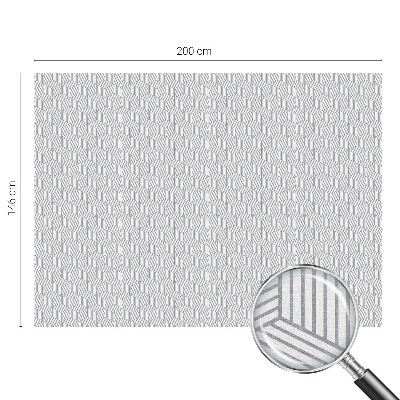 Pellicola decorativa per vetri Solidi esagonali