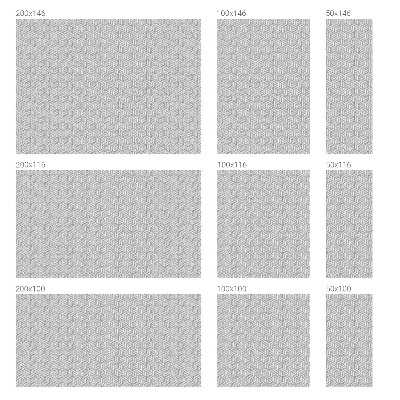 Pellicola decorativa per vetri Solidi esagonali