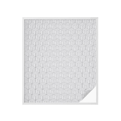 Pellicola decorativa per vetri Solidi esagonali