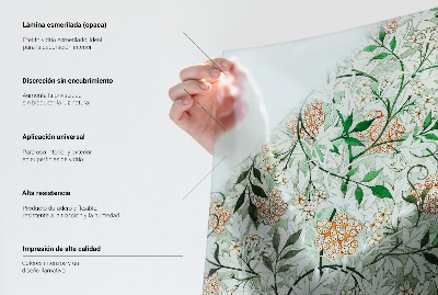 Pellicola decorativa per vetri Solidi esagonali