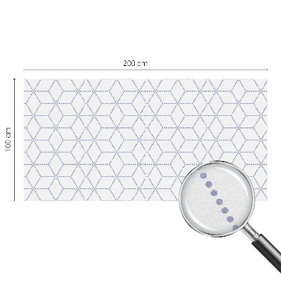 Pellicola per vetri effetto vetrata Rombi viola