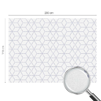 Pellicola per vetri effetto vetrata Rombi viola