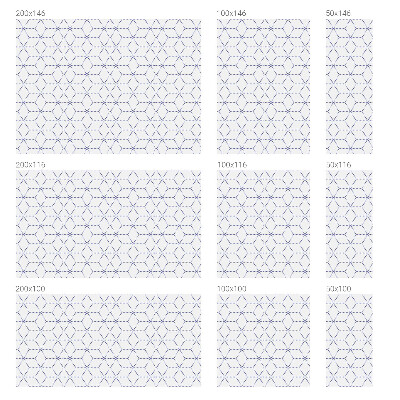 Pellicola per vetri effetto vetrata Rombi viola